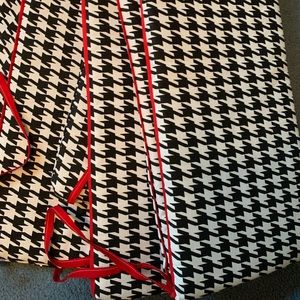 Houndstooth Crib bumper
